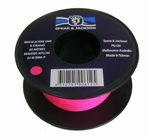 8G X 50M STRINGLINE PINK